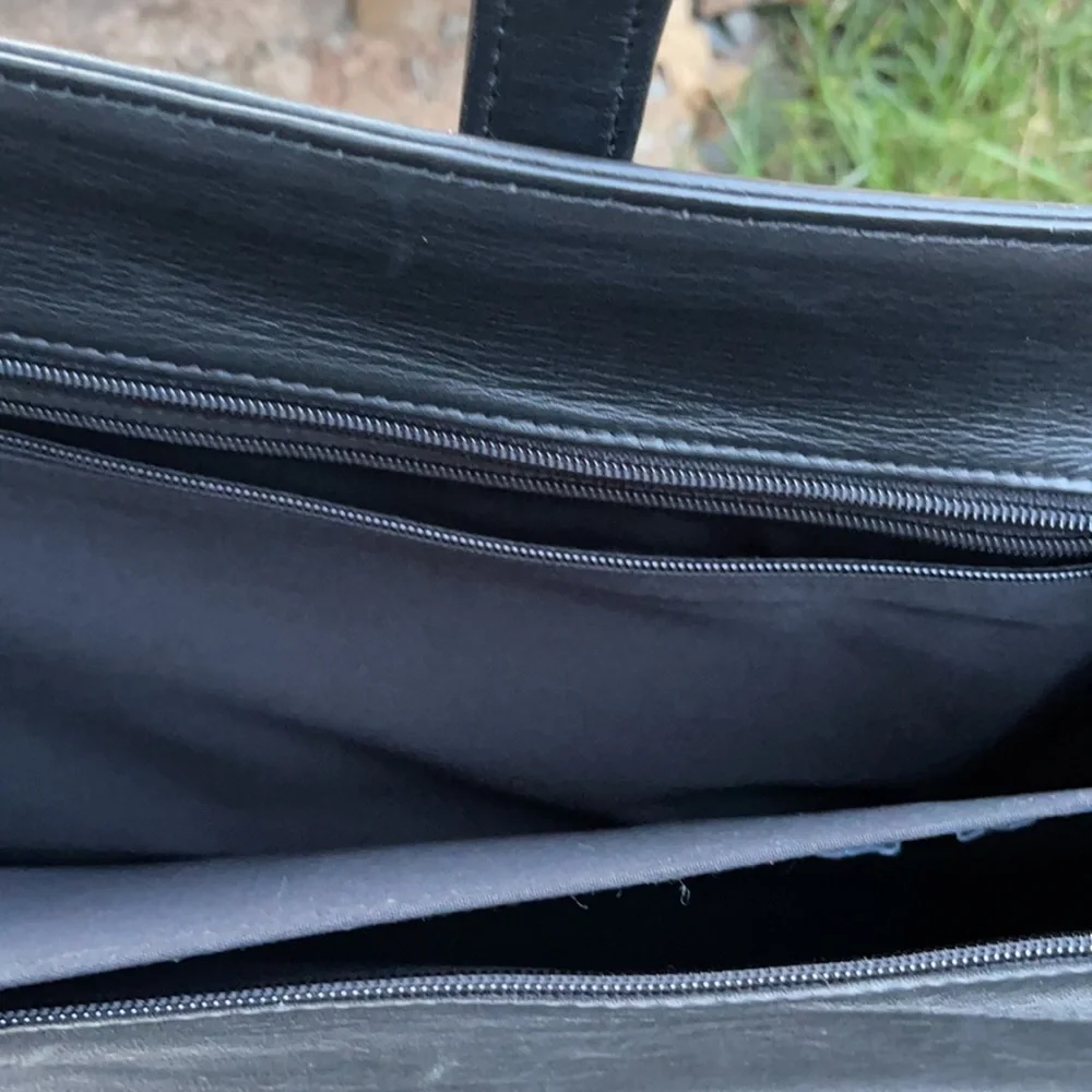 Satchi leather briefcase